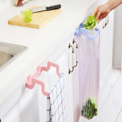 OVER-CABINET BAG HOLDER - KEEP YOUR KITCHEN TIDY IN SECONDS